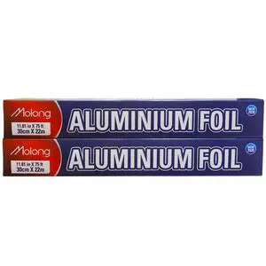 Aluminum Foil Wrap 75 Feet Long Heavy Duty Food Foil Wrap Kitchen Rap Suitable for Cooking, Roasting, Baking,BBQ and Family Parties (2 PACK) Aluminum Foil Wrap 75 Feet Long Heavy Duty Food Foil Wrap Kitchen Rap Suitable for Cooking, Roasting, Baking,BBQ and Family Parties (2 PACK)
