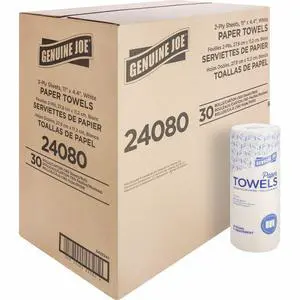 -GJO24080 2-Ply Household Roll Paper Towels (Pack of 30) - WHITE -GJO24080 2-Ply Household Roll Paper Towels (Pack of 30) - WHITE