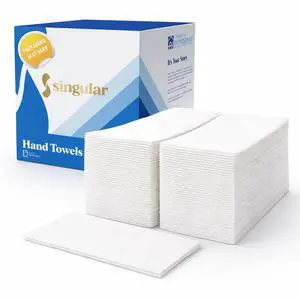 Disposable Napkins Premium Guest Towel Napkins, Soft Linen-Feel Guest Towels for Bathroom, Disposable Hand Towels for Kitchen & Entertaining, White 12 x 17 (200 Count-Smooth) Disposable Napkins Premium Guest Towel Napkins, Soft Linen-Feel Guest Towels for Bathroom, Disposable Hand Towels for Kitchen & Entertaining, White 12 x 17 (200 Count-Smooth)