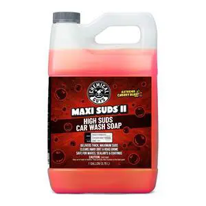 CWS_101 Maxi-Suds II Foaming Car Wash Soap (Works with Foam Cannons/Guns or Bucket Washes) Safe for Cars, Trucks, Motorcycles, RVs & More, 128 fl oz (1 Gallon), Cherry Scent CWS_101 Maxi-Suds II Foaming Car Wash Soap (Works with Foam Cannons/Guns or Bucket Washes) Safe for Cars, Trucks, Motorcycles, RVs & More, 128 fl oz (1 Gallon), Cherry Scent