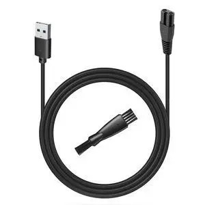 USB Charging Cable Compatible with Ufree Beard Trimmer, 5V Charger for Ufree Electric Hair Trimmer U-1176 Hair Cutting Kits Body Shaver Hair Clippers Razor, 1 Cleaning Brush, 3.3ft Power Cord USB Charging Cable Compatible with Ufree Beard Trimmer, 5V Charger for Ufree Electric Hair Trimmer U-1176 Hair Cutting Kits Body Shaver Hair Clippers Razor, 1 Cleaning Brush, 3.3ft Power Cord