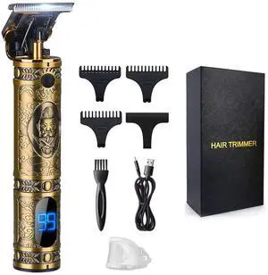 Hair Clippers for Men, Professional Hair & Beard Trimmer for Men, Mustache Trimmer T-Blade Hair Liner Edgers, Gold Knight Close-Cutting Trimmers Hair Clippers for Men, Professional Hair & Beard Trimmer for Men, Mustache Trimmer T-Blade Hair Liner Edgers, Gold Knight Close-Cutting Trimmers