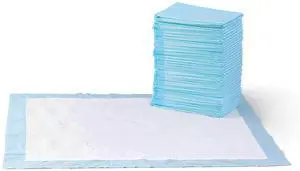 Leak-Proof Dog and Puppy Potty Training Pee Pads with Quick-Dry 5-Layer Design, X-Large Size 28 x 34 Inch, Blue & White, 40-Pack Leak-Proof Dog and Puppy Potty Training Pee Pads with Quick-Dry 5-Layer Design, X-Large Size 28 x 34 Inch, Blue & White, 40-Pack