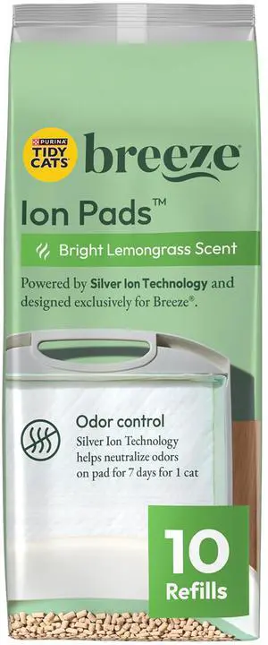 Breeze Litter System Cat Pad Refills 10ct. Pack Tidy Cats Cat Litter Pads - 10 ct. Pouch Breeze Litter System Cat Pad Refills 10ct. Pack Tidy Cats Cat Litter Pads - 10 ct. Pouch