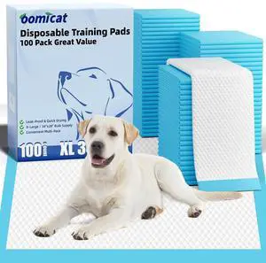 Puppy Pads XL 100 Count, Dog Pee Pads Extra Large, 34"x28" Pee Pads for Dogs, X-Large Disposable Dog Training Pads Super Absorbent&Leak-Proof, Crate Potty Piddle Pads for Doggy, Pet Supplies Puppy Pads XL 100 Count, Dog Pee Pads Extra Large, 34"x28" Pee Pads for Dogs, X-Large Disposable Dog Training Pads Super Absorbent&Leak-Proof, Crate Potty Piddle Pads for Doggy, Pet Supplies