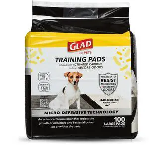 Pets Activated Carbon Puppy Training Pads with Anti-Microbial Technology, Odor Control Pee Mats for Dogs, 6-Layer Leak-Proof Heavy Duty Indoor Potty Pads, 23 x 23 Inches, 100 Count Pets Activated Carbon Puppy Training Pads with Anti-Microbial Technology, Odor Control Pee Mats for Dogs, 6-Layer Leak-Proof Heavy Duty Indoor Potty Pads, 23 x 23 Inches, 100 Count