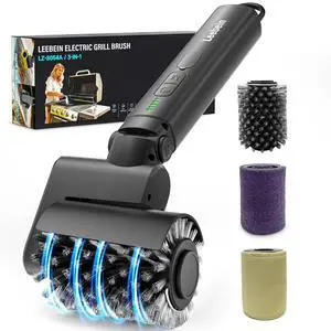 Electric Grill Brush for Outdoor, 2026 TikTok BBQ Grill Cleaner with 3 Heads, 3-Speed & Angle Adjust Cordless Rotary Grill Brush, 150Mins Runtime Grill Cleaning Brush for Barbecue Grates Electric Grill Brush for Outdoor, 2026 TikTok BBQ Grill Cleaner with 3 Heads, 3-Speed & Angle Adjust Cordless Rotary Grill Brush, 150Mins Runtime Grill Cleaning Brush for Barbecue Grates