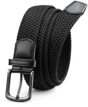 Stretch Belts for Men - Braided Elastic Golf Belt for Men 1 3/8"- Fits Casual Jeans & Shorts Stretch Belts for Men - Braided Elastic Golf Belt for Men 1 3/8"- Fits Casual Jeans & Shorts