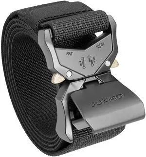 Tactical Belt, Military Hiking Rigger 1.5" Nylon Web Work Belt with Heavy Duty Quick Release Buckle (Black, Medium) Tactical Belt, Military Hiking Rigger 1.5" Nylon Web Work Belt with Heavy Duty Quick Release Buckle (Black, Medium)