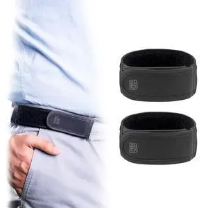 Titan No Buckle Elastic Belt For Men Pair of Medium Fits 1.5 Inch Belt Loops, Comfortable and Easy To Use Guaranteed to Fit All Pants Attaches To Two Loops Titan No Buckle Elastic Belt For Men Pair of Medium Fits 1.5 Inch Belt Loops, Comfortable and Easy To Use Guaranteed to Fit All Pants Attaches To Two Loops