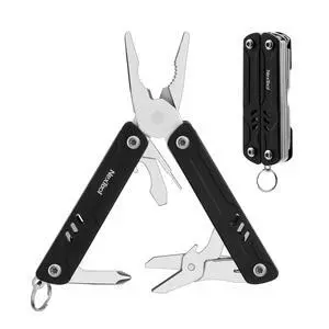 Mini Multitool - 9 in 1 Keychain Multitool with Needle Nose Pliers, Scissors, SIM Extractor and Screwdrivers for Travel, EDC, TSA Approved Mini Multitool - 9 in 1 Keychain Multitool with Needle Nose Pliers, Scissors, SIM Extractor and Screwdrivers for Travel, EDC, TSA Approved
