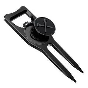 6-in-1 Premium Divot Tool & Ball Marker - Bottle Opener - Club Tee - Groove Cleaner - Putting Alignment - Designed to Be the Ultimate Tool for the Green - Black 6-in-1 Premium Divot Tool & Ball Marker - Bottle Opener - Club Tee - Groove Cleaner - Putting Alignment - Designed to Be the Ultimate Tool for the Green - Black