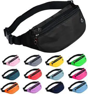 Fanny Packs for Men and Women, Waterproof Sports Waist Pack Bag for Travel Hiking Running Hands-free Wallets, Easy Carry Any Phone Fanny Packs for Men and Women, Waterproof Sports Waist Pack Bag for Travel Hiking Running Hands-free Wallets, Easy Carry Any Phone