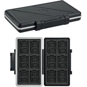 36 Slots Memory Card Case Water-Resistant Anti-Shock Memory Card Wallet for 24 Micro SD SDXC SDHC TF Cards and 12 SD SDXC SDHC Cards 36 Slots Memory Card Case Water-Resistant Anti-Shock Memory Card Wallet for 24 Micro SD SDXC SDHC TF Cards and 12 SD SDXC SDHC Cards