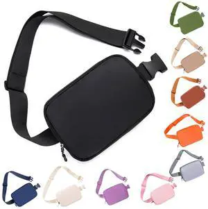 Belt bag Fanny pack crossbody bags for women Everywhere belt bag (black) Belt bag Fanny pack crossbody bags for women Everywhere belt bag (black)