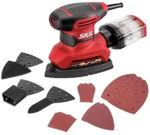 Corded Multi-Function Detail Sander with Micro-Filter Dust Box 3 Additional Attachments & 12pc Sanding Sheet- SR232301 Corded Multi-Function Detail Sander with Micro-Filter Dust Box 3 Additional Attachments & 12pc Sanding Sheet- SR232301