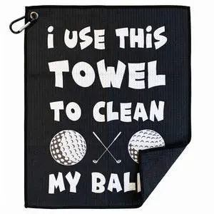 Funny Golf Towel with Bag Clip, Waffle Weave Microfiber Towel for Cleaning Golf Clubs & Balls, Funny Golf Gift for Golfers & Dads Funny Golf Towel with Bag Clip, Waffle Weave Microfiber Towel for Cleaning Golf Clubs & Balls, Funny Golf Gift for Golfers & Dads