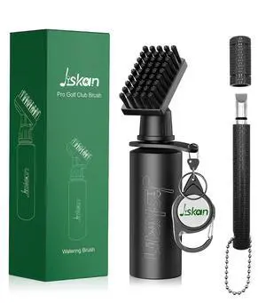 Pro Golf Club Cleaner Brush Golf Groove Sharpener Tool with Retainer Clip and Squeeze Water Bottle 7.5 Inches Holds 4 Ounces of Water, Essentials Golf Bag Accessories Best Golf Gifts for Men Pro Golf Club Cleaner Brush Golf Groove Sharpener Tool with Retainer Clip and Squeeze Water Bottle 7.5 Inches Holds 4 Ounces of Water, Essentials Golf Bag Accessories Best Golf Gifts for Men