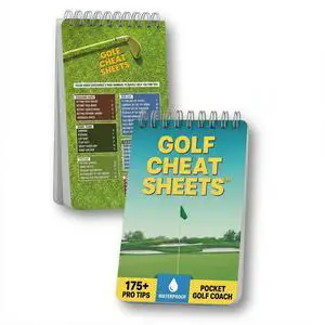 Golf Cheat Sheets - 175+ Quick Reference Tips Across 36 Shot Types in a Waterproof Pocket Guide - Driving, Short Game & Putting Reference for Beginners - Great Golf Gifts for Golfers Golf Cheat Sheets - 175+ Quick Reference Tips Across 36 Shot Types in a Waterproof Pocket Guide - Driving, Short Game & Putting Reference for Beginners - Great Golf Gifts for Golfers