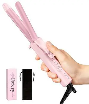 Mini Curling Iron for Short Hair, 1/2 Inch Travel Size Curling Iron Dual Voltage 100-240V, Ceramic Mini Hair Curler with 3 Adjustable Temp, Auto-Off, Infused Keratin&Argan Oil, with Storage Bag Mini Curling Iron for Short Hair, 1/2 Inch Travel Size Curling Iron Dual Voltage 100-240V, Ceramic Mini Hair Curler with 3 Adjustable Temp, Auto-Off, Infused Keratin&Argan Oil, with Storage Bag