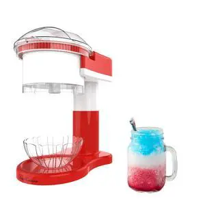 Shaved Ice Maker- Snow Cone, Italian Ice, and Slushy Machine for Home Use, Countertop Electric Ice Shaver/Chipper with Cup Shaved Ice Maker- Snow Cone, Italian Ice, and Slushy Machine for Home Use, Countertop Electric Ice Shaver/Chipper with Cup