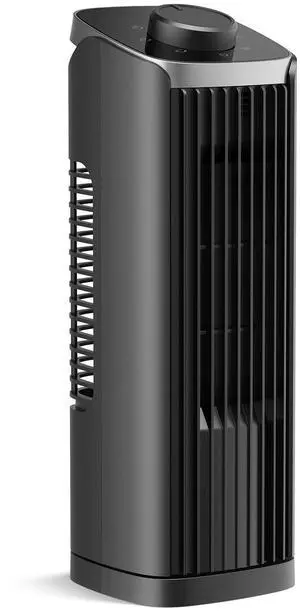 Tower Fan for Bedroom, 13'' Quiet Desk Fan with 23ft/s, 3 Speeds, 70° Oscillating Fans with Knob Control, Portable Table Fans Bladeless Fan for Indoor Room, Home, Office, Desktop Tower Fan for Bedroom, 13'' Quiet Desk Fan with 23ft/s, 3 Speeds, 70° Oscillating Fans with Knob Control, Portable Table Fans Bladeless Fan for Indoor Room, Home, Office, Desktop