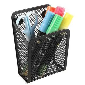 Magnetic Pencil Holder,Mesh Stainless Steel Pen Basket, Metal Writing Utensil Storage Organizer for Whiteboard,Blackboard,Kitchen, Locker, Home, or Office Magnetic Pencil Holder,Mesh Stainless Steel Pen Basket, Metal Writing Utensil Storage Organizer for Whiteboard,Blackboard,Kitchen, Locker, Home, or Office