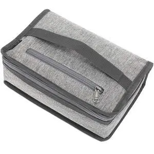 Small Insulated Lunch box Portable Soft Bag Mini Cooler Thermal Meal Tote Kit with Handle for Work & School, Heather Grey Small Insulated Lunch box Portable Soft Bag Mini Cooler Thermal Meal Tote Kit with Handle for Work & School, Heather Grey