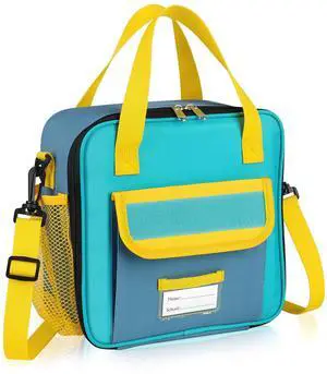 Lunch Box Kids, Large Insulated Lunch Bag for Boys Girls, Blue Lunch Box Kids, Large Insulated Lunch Bag for Boys Girls, Blue