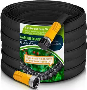 Heavy Duty Flat Garden Soaker Hose 100FT Heavy Duty Flat Garden Soaker Hose 100FT