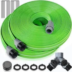 Heavy Duty Sprinkler Soaker Hose 50 FT (25FT x 2Pack) Heavy Duty Sprinkler Soaker Hose 50 FT (25FT x 2Pack)
