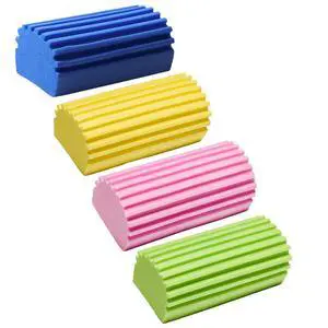 Damp Clean Duster Sponge 4 Pack Household Cleaning Sponges Reusable Dusting Sponge for Brushing Blind Glass Vents Window Mirrors Baseboards Damp Clean Duster Sponge 4 Pack Household Cleaning Sponges Reusable Dusting Sponge for Brushing Blind Glass Vents Window Mirrors Baseboards