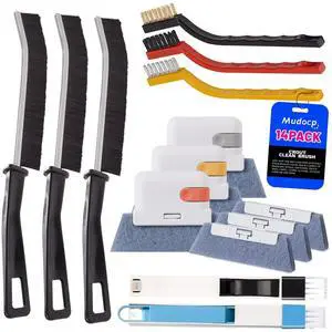 Window Track Cleaner, 14 PCS Crevice Cleaning Brush Kit Window Track Cleaner, 14 PCS Crevice Cleaning Brush Kit