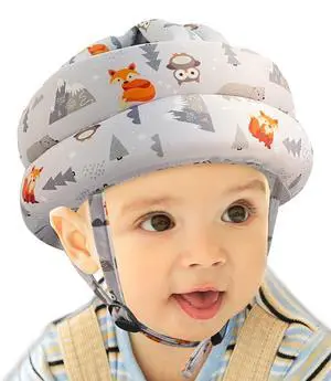 Baby Head Protector - Baby Helmet for Crawling Walking Running - No Bumps and Soft Cushion - Adjustable Protective Cap Infant Baby Safety Headguard - Toddler Helmets 6-12 Months 1-2 Years Old Baby Head Protector - Baby Helmet for Crawling Walking Running - No Bumps and Soft Cushion - Adjustable Protective Cap Infant Baby Safety Headguard - Toddler Helmets 6-12 Months 1-2 Years Old
