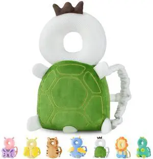 Baby Head Protector Backpack for Walking Crawling, Green Turtle Baby Head Protector Backpack for Walking Crawling, Green Turtle