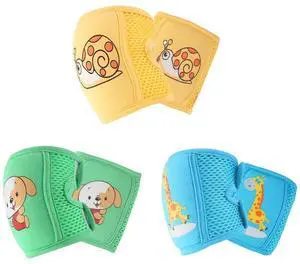 Baby Knee Pads for Crawling (3 Pairs), Anti-Slip and Protect Infants & Toddlers Knees, Elbows and Legs. Adjustable Straps and Breathable 3D Mesh for Boys and Girls (Unisex) Baby Knee Pads for Crawling (3 Pairs), Anti-Slip and Protect Infants & Toddlers Knees, Elbows and Legs. Adjustable Straps and Breathable 3D Mesh for Boys and Girls (Unisex)