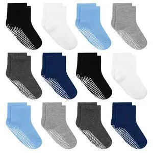 Toddler Socks, Baby Non Slip Socks for Boys Girls 12 Pairs Kids Infants Children Sock 3-5 Years Toddler Socks, Baby Non Slip Socks for Boys Girls 12 Pairs Kids Infants Children Sock 3-5 Years