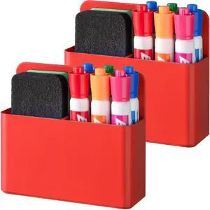Plastic Magnetic Pen Holder, Powerful Magnet, 2 Pack Plastic Magnetic Pen Holder, Powerful Magnet, 2 Pack