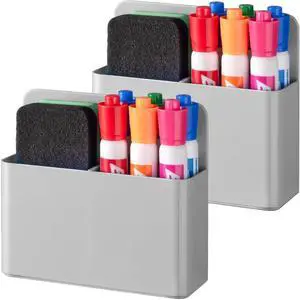 Plastic Magnetic Pen Holder, Powerful Magnet, 2 Pack Plastic Magnetic Pen Holder, Powerful Magnet, 2 Pack