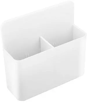Magnetic Pen Holder, Pencil Accessories Whiteboard Organizer, White Magnetic Pen Holder, Pencil Accessories Whiteboard Organizer, White