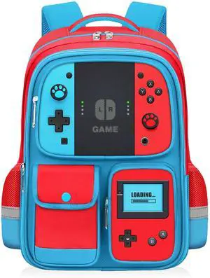 School Backpack for Boys - Gamer Boys Backpack for Kids Children Elementary Middle School - Students Bag for Ages 6-18,17 Video Game Bookbag Travel Back Pack School Backpack for Boys - Gamer Boys Backpack for Kids Children Elementary Middle School - Students Bag for Ages 6-18,17 Video Game Bookbag Travel Back Pack