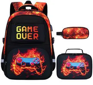 3PCS Boys Backpack Set, Cool Backpack for Boys with Lunch Bag & Pencil Case, Kids School Bag Teen Boy Bookbag for Kindergarten Elementary Middle School with USB Charging Port 3PCS Boys Backpack Set, Cool Backpack for Boys with Lunch Bag & Pencil Case, Kids School Bag Teen Boy Bookbag for Kindergarten Elementary Middle School with USB Charging Port