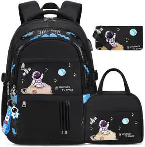 Backpack for Boys - Boy Backpack Schoolbag for Boys Kids Children Teens Girls Elementary Middle School Bags, Waterproof Lightweight Kids Bookbag Backpacks Casual Daypack with Lunch Bag Set Backpack for Boys - Boy Backpack Schoolbag for Boys Kids Children Teens Girls Elementary Middle School Bags, Waterproof Lightweight Kids Bookbag Backpacks Casual Daypack with Lunch Bag Set
