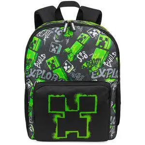 Backpacks for Kids Creeper Boy Bag with Zipped Pockets Adjustable Straps Kids Bag for Gaming Travel and School Backpack Boy Gifts (Black, 15.74x11.41x6.69inch) Backpacks for Kids Creeper Boy Bag with Zipped Pockets Adjustable Straps Kids Bag for Gaming Travel and School Backpack Boy Gifts (Black, 15.74x11.41x6.69inch)