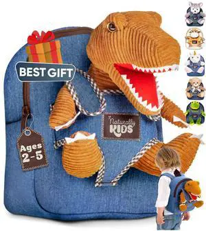 Toddler Backpack w. Plush Dinosaur Toy, Kids Gift 2 3 4 5 Toddler Backpack w. Plush Dinosaur Toy, Kids Gift 2 3 4 5