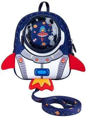 Rocket Toddler Kids Backpack with Harness Leash for Boys Girls Age 1-3 Rocket Toddler Kids Backpack with Harness Leash for Boys Girls Age 1-3
