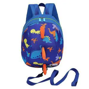 Dinosaur Toddler Mini Backpack with Leash, Children Kids Baby Harness Bookbag (Deep Blue) Dinosaur Toddler Mini Backpack with Leash, Children Kids Baby Harness Bookbag (Deep Blue)