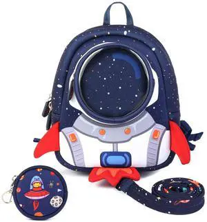 Toddler Rocket Backpack with Safety Harness Leash for Ages 1-3 Toddler Rocket Backpack with Safety Harness Leash for Ages 1-3