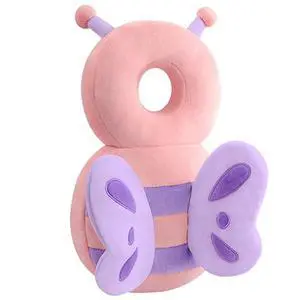 Baby Walker Head Protector Toddler Adjustable Baby Head Protection Backpack Wear Safety Pad (Pink Butterfly) Baby Walker Head Protector Toddler Adjustable Baby Head Protection Backpack Wear Safety Pad (Pink Butterfly)