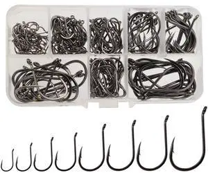 Fishing Hooks Set Large Size Carbon Steel Catfish Carp Fish Hooks Fishing Hooks Set Large Size Carbon Steel Catfish Carp Fish Hooks